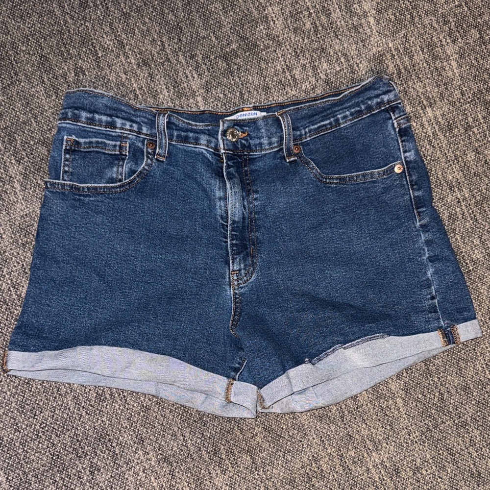 Denizen from Levi's Dark Blue Jean Shorts